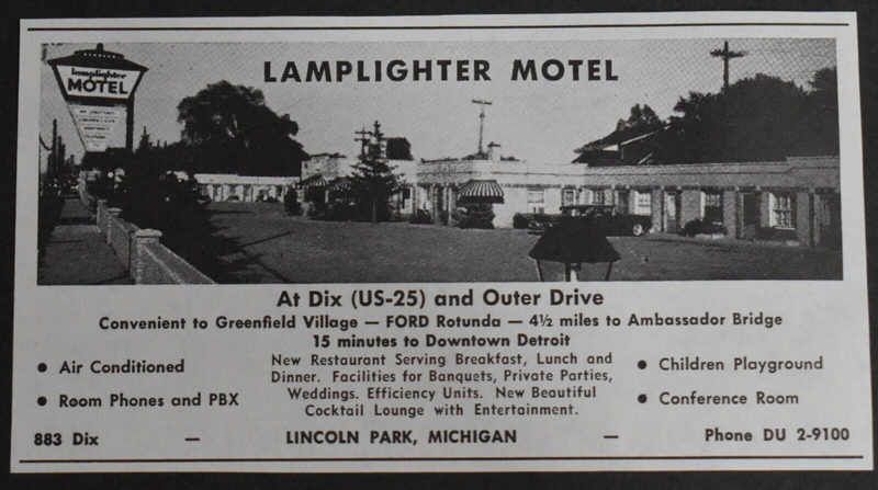 Lamplighter Motel (The Over-Niter Motel) - Print Ad